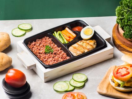 Ilustrasi makanan sehat. 