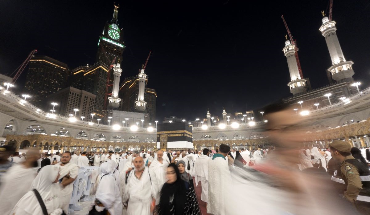 Umat Islam memadati Masjidil Haram di Mekah, Arab Saudi, Kamis (6/6/2024).