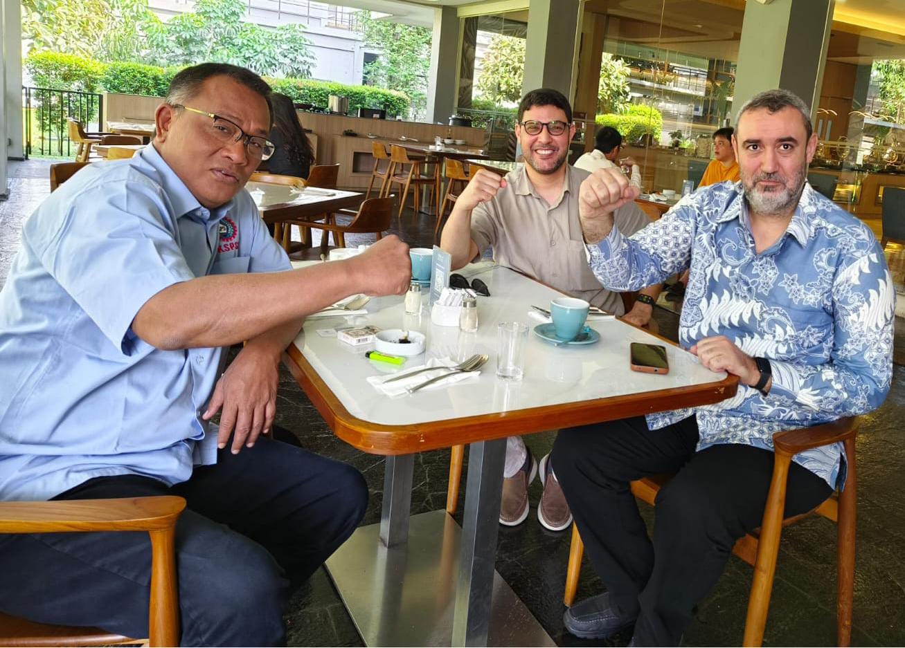 Ketua Serikat Buruh di Gaza bertemu Ketum DPP KSPSI