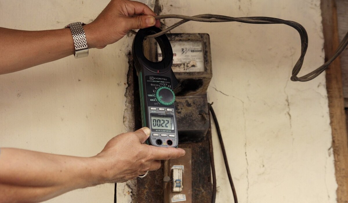 Ilustrasi meteran listrik PLN.