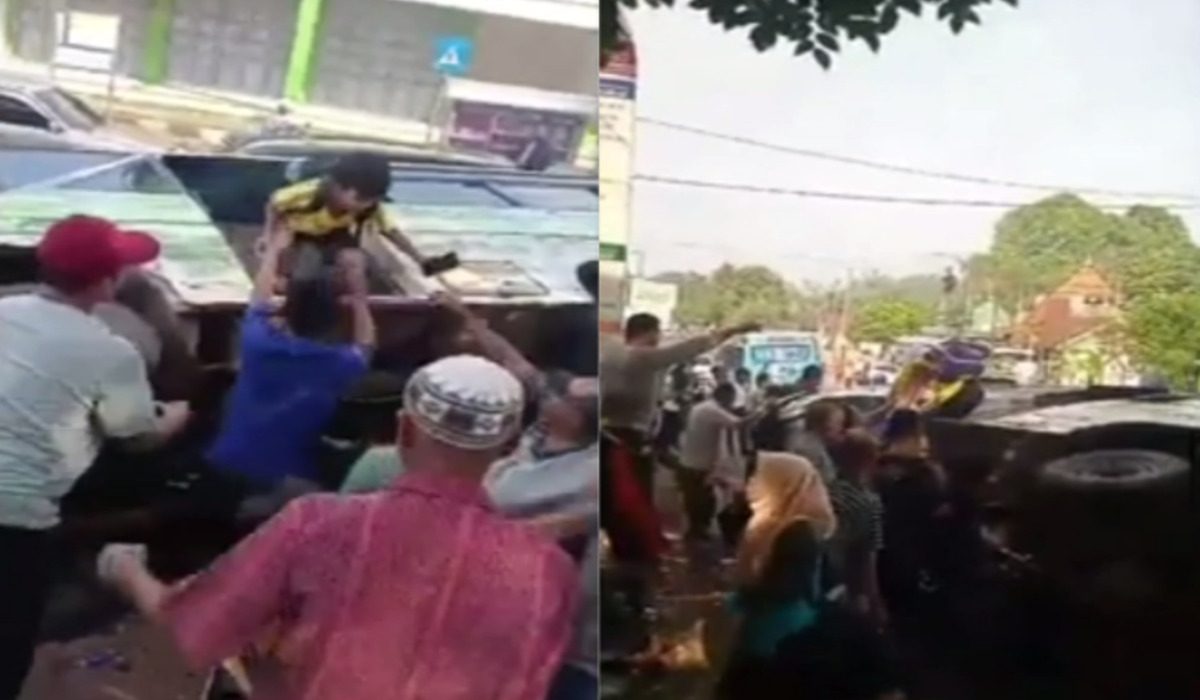 Rem Blong, Bus Rombongan Wisata Siswa SD Terguling di Jepara