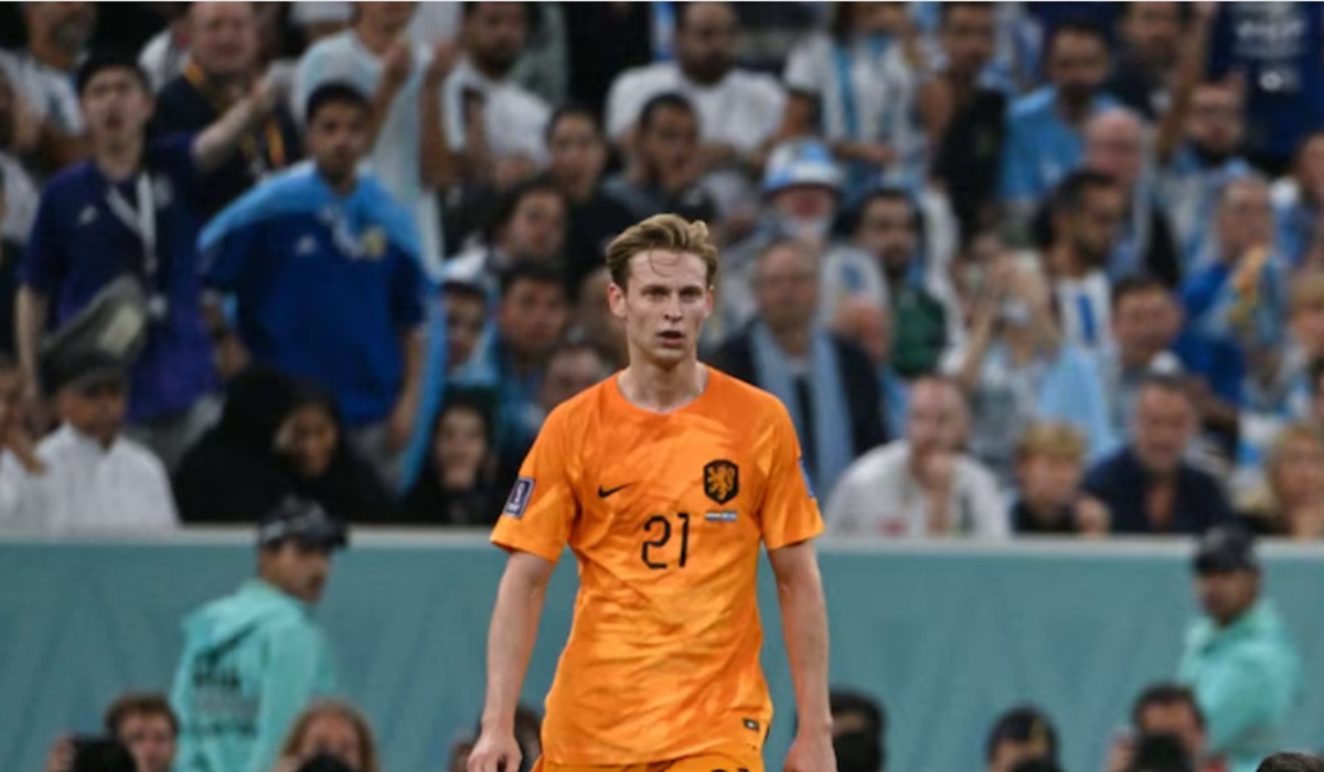 Gelandang timnas Belanda Frenkie de Jong
