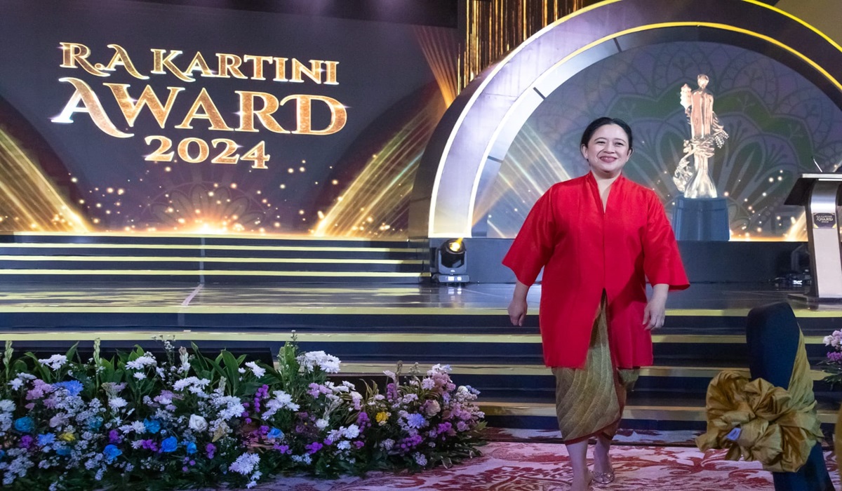 Ketua DPR RI Puan Maharani di malam penghargaan RA Kartini Award 2024