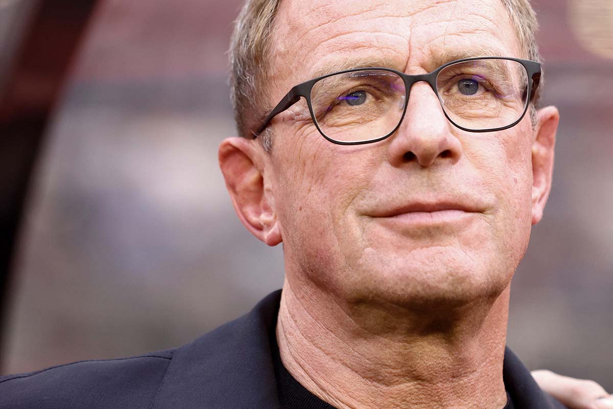 Pelatih timnas Austria Ralf Rangnick.