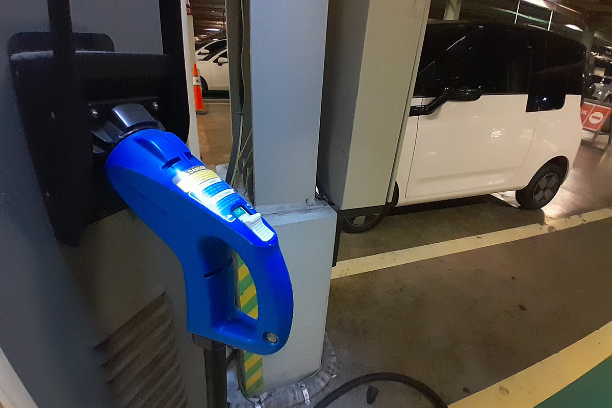 Ilustrasi kendaraan listrik.