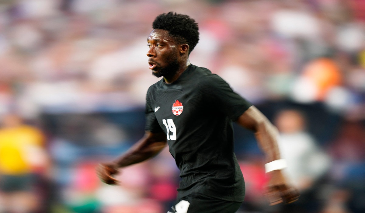 Gelandang timnas Kanada Alphonso Davies