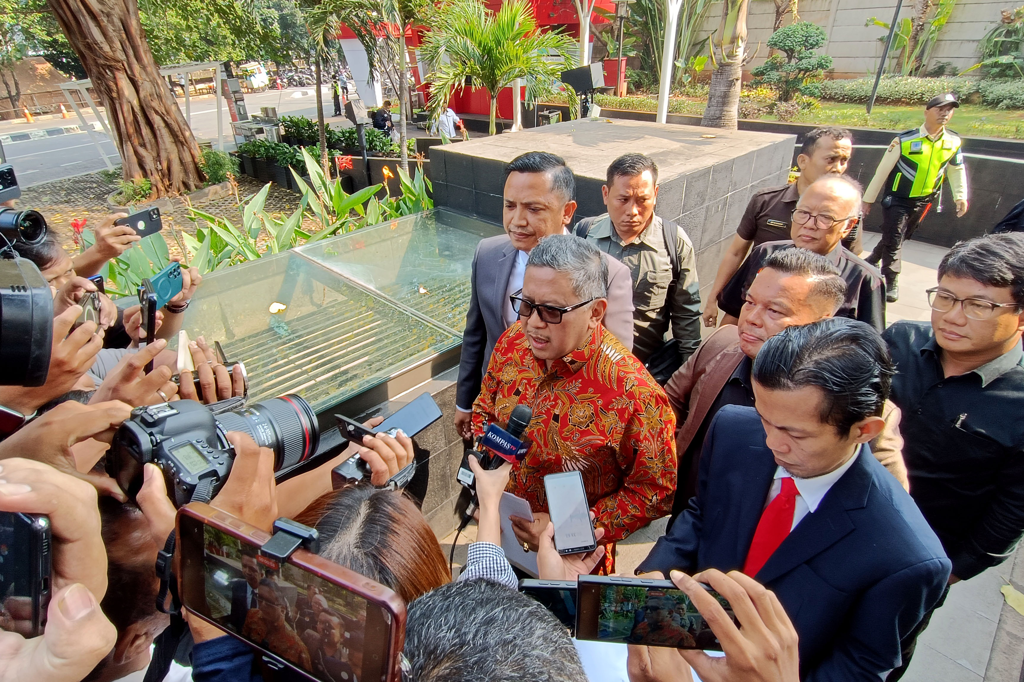 Sekjen Partai Demokrasi Indonesia (PDIP) Hasto Kristiyanto