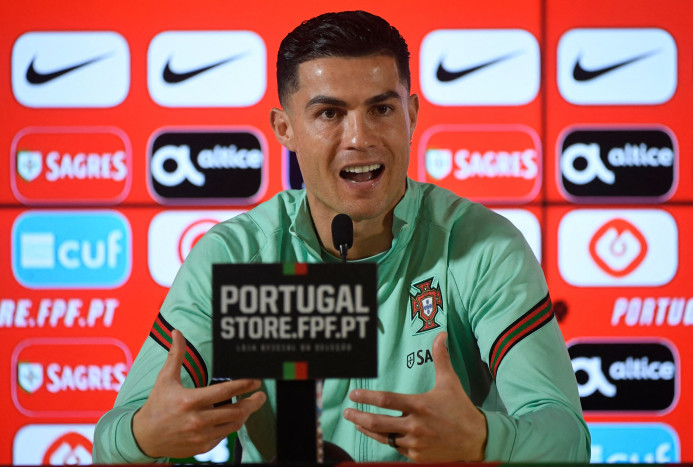 pemain timnas Portugal Cristiano Ronaldo
