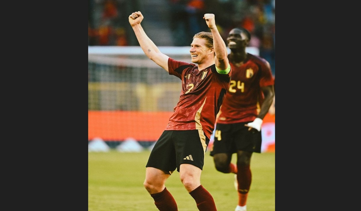 Gelandang timnas Belgia Kevin De Bruyne