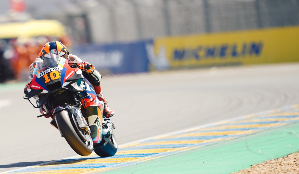 Pembalap Repsol Honda Luca Marini