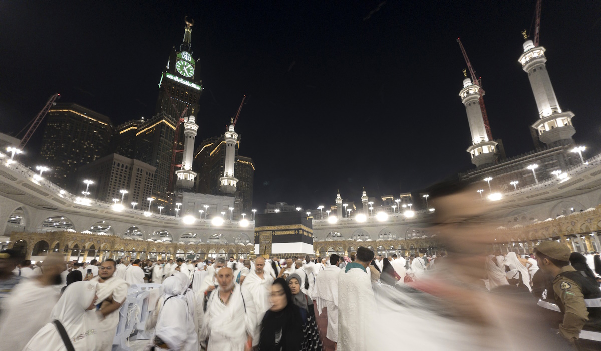 Umat Islam memadati Masjidil Haram di Makkah, Arab Saudi