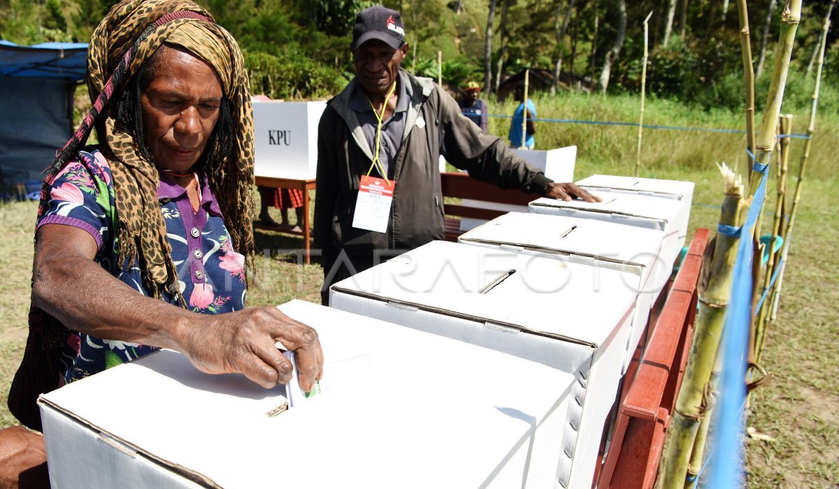 Ilustrasi, Pelaksanaan pemilu di Papua.