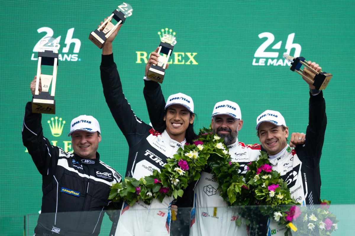 Sean Gelael dan Tim WRT 31 raih posisi kedua di Le Mans 24 Jam.