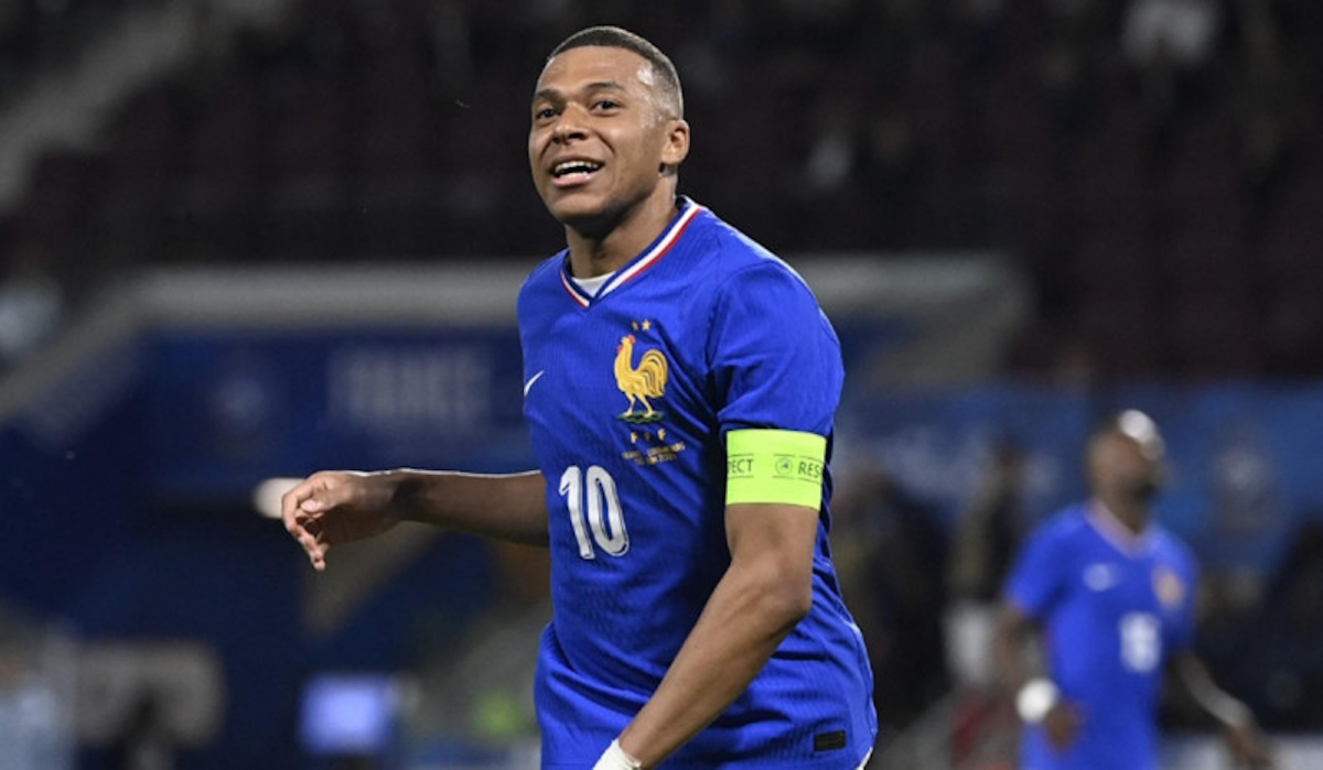 Penyerang Timnas Prancis Kylian Mbappe.