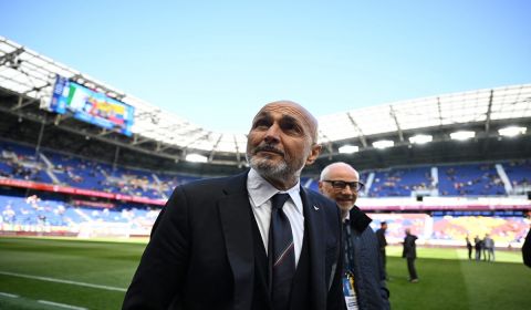 Pelatih timnas Italia Luciano Spalletti. 