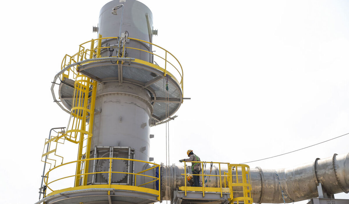 Proyek Smelter Freeport di Kawasan Ekonomi Khusus Java Integrated and Industrial Port Estate (KEK JIIPE), Gresik.