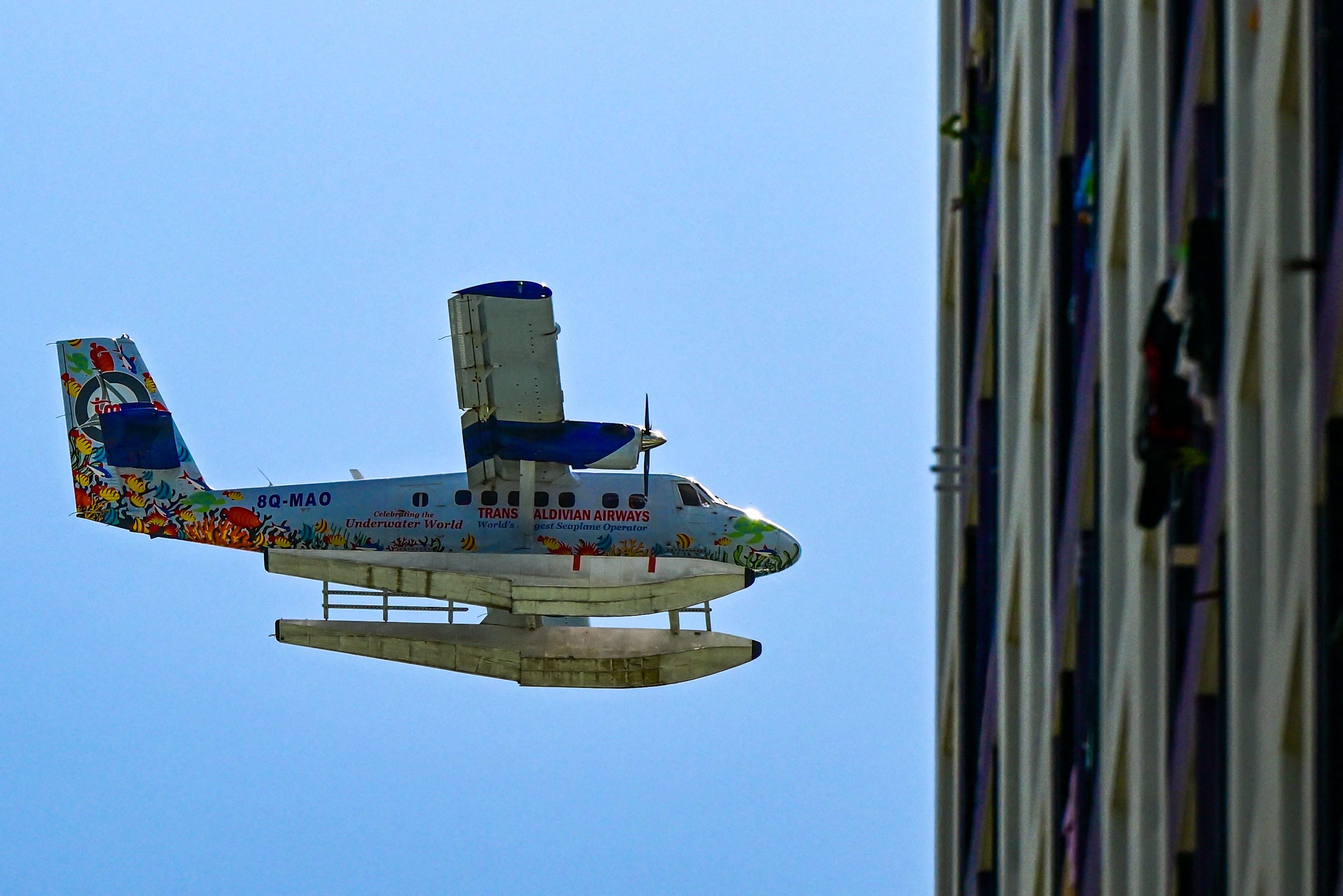 Ilustrasi pesawat seaplane