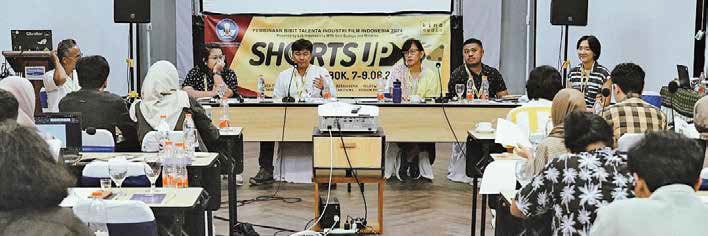 SHORTS UP 2024, Pembinaan Bibit Talenta Industri Film Indonesia 2024, Lombok.