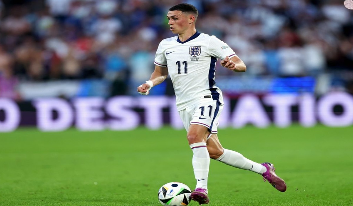 Gelandang timnas Inggris Phil Foden