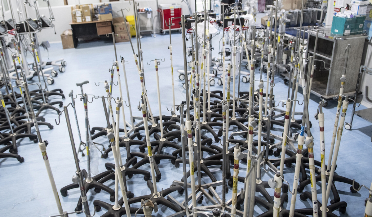 Ilustrasi: sejumlah alat kesehatan yang sudah tidak digunakan