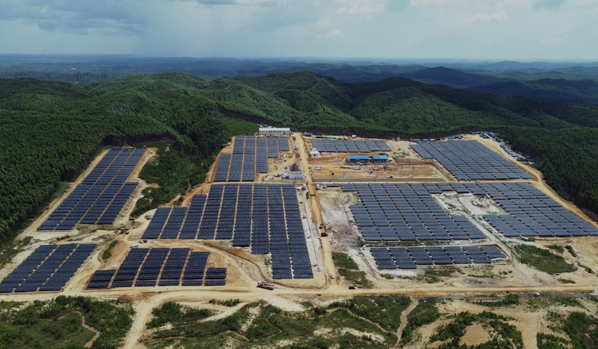 PLTS yang dibangun PLN di IKN beroperasi saat hari kemerdekaan RI, 17 Agustus 2024