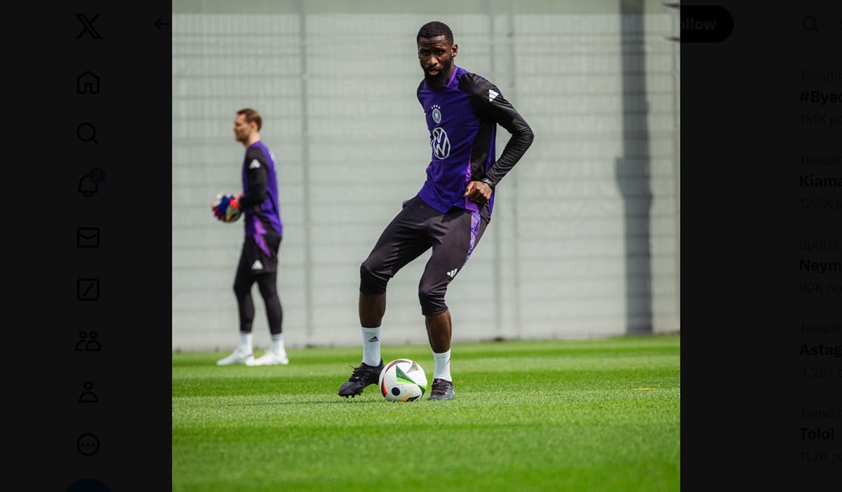 Bek timnas Jerman Antonio Rudiger