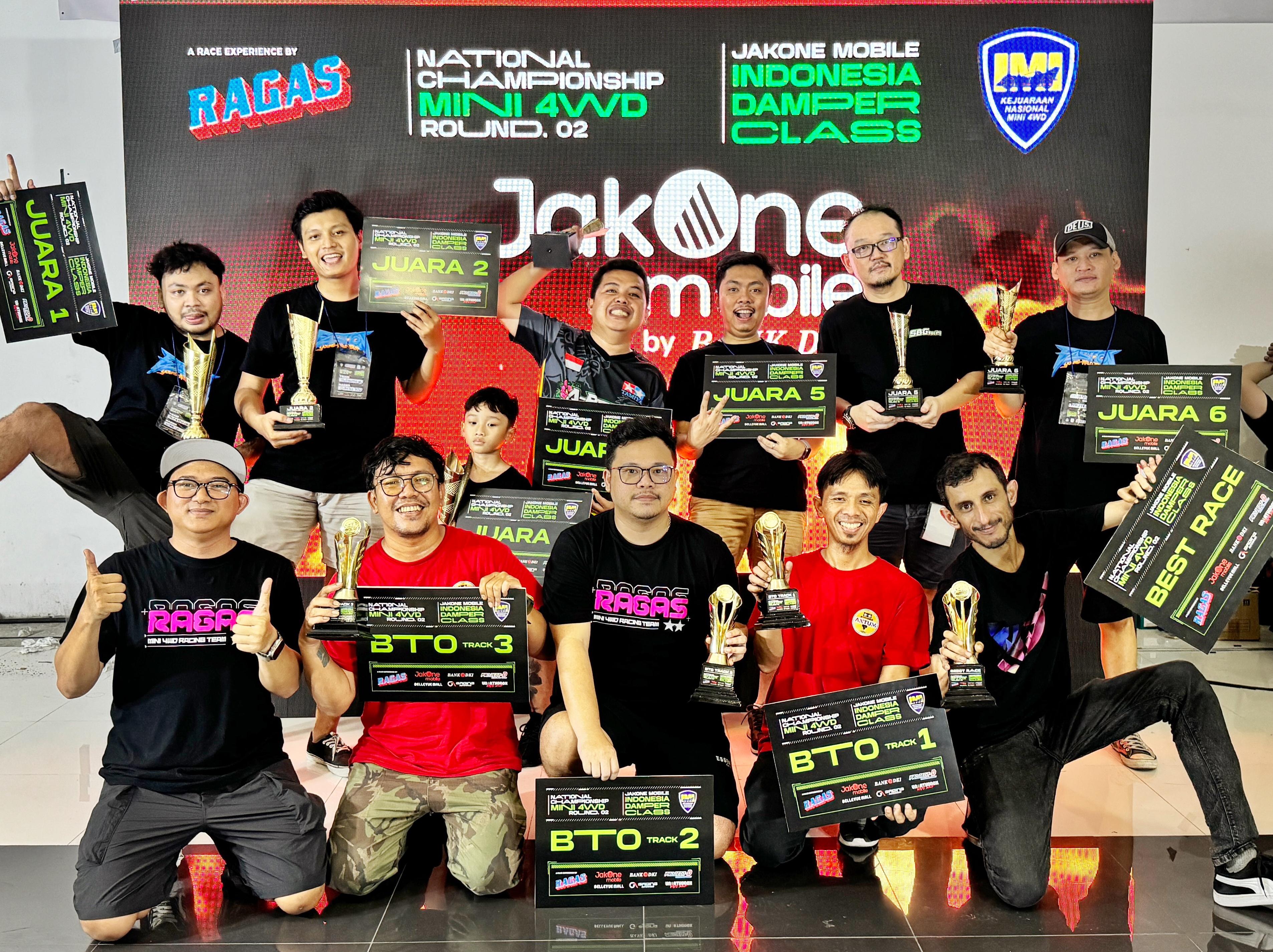 Kejuaraan nasional balap Mini 4 WD putaran kedua.