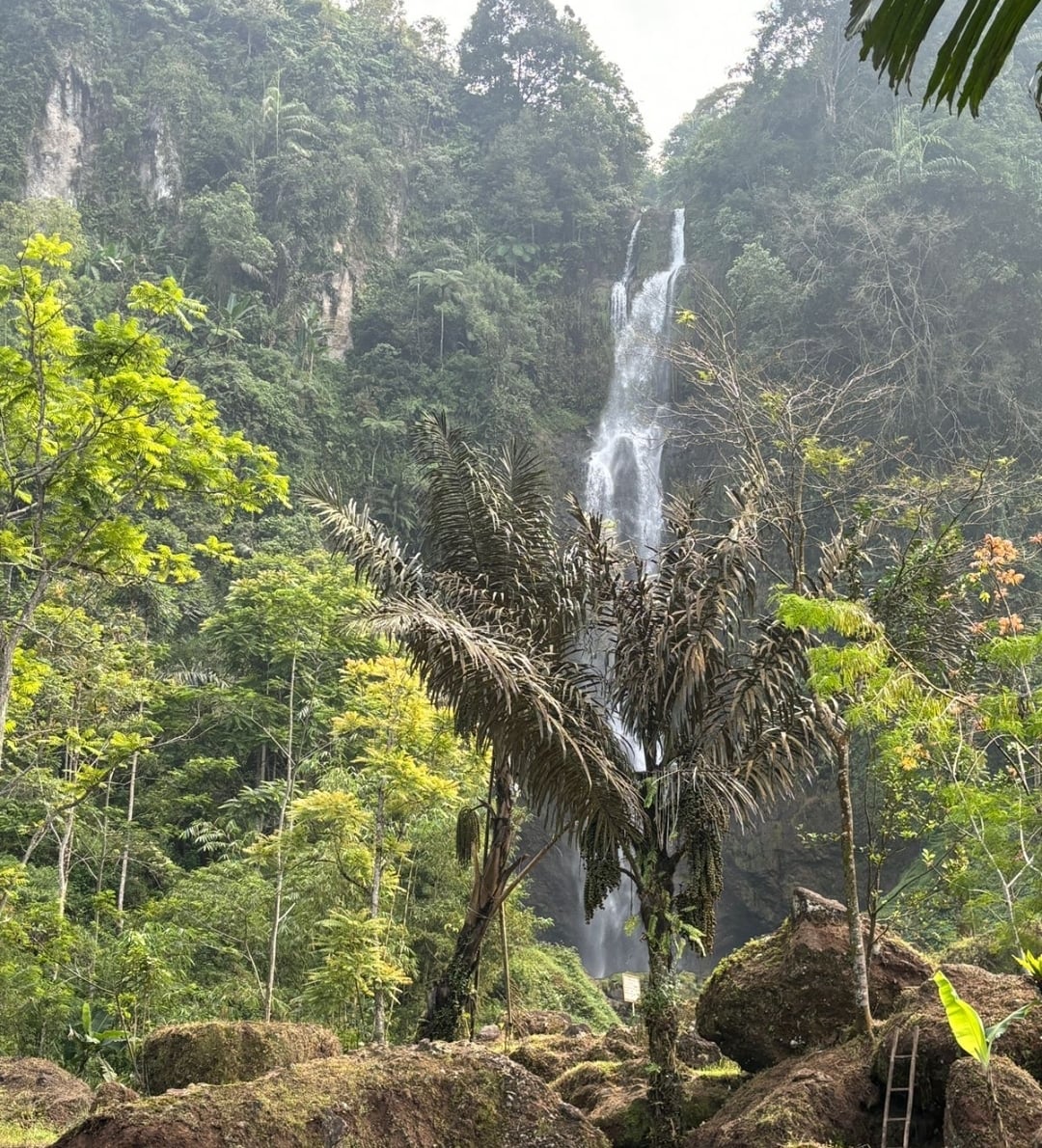  Curug Kubang di Desa Padasuka, Kecamatan Cibinong, Kabupaten Cianjur. 