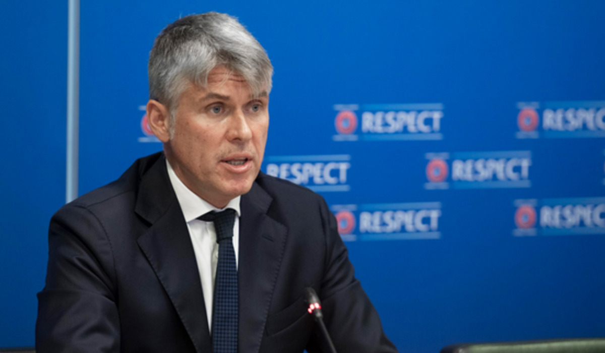 Kepala Komite Wasit UEFA Roberto Rosetti.