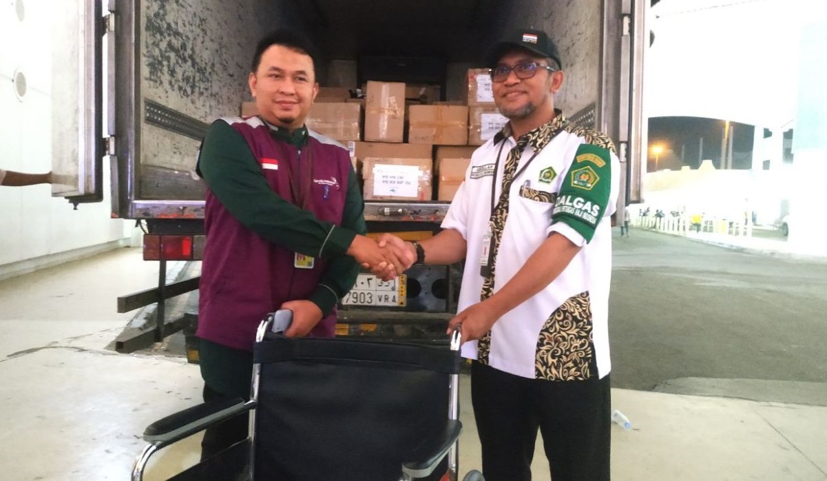 100 Kursi Roda Tiba di Bandara Mekah untuk Haji Lansia