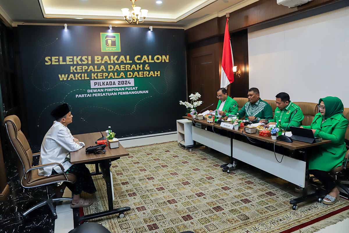 Seleksi bakal calon kepala daerah dan wakil kepala daerah yang dilakukan PPP.