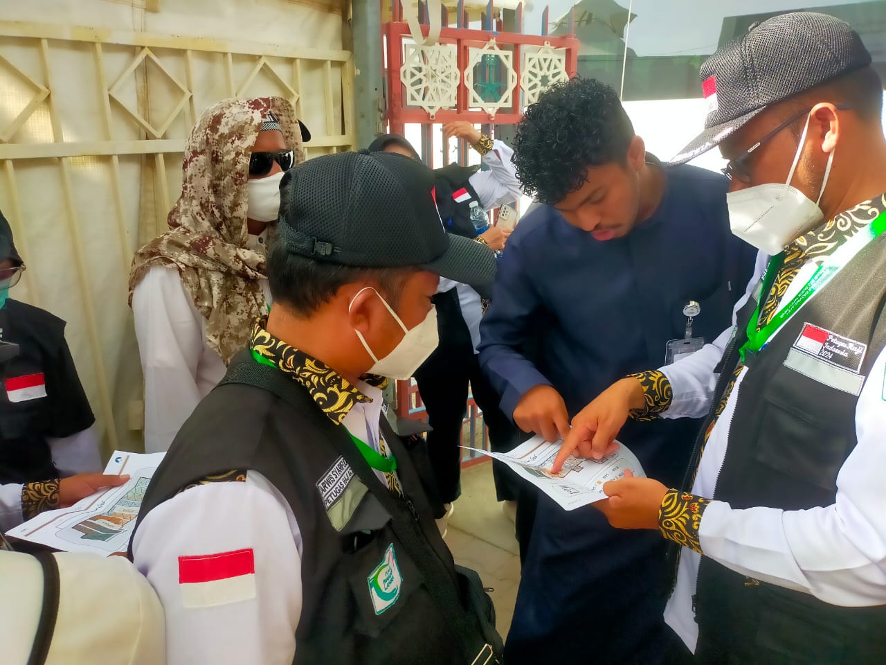 Jelang Wukuf, Ketua Rombongan dan Petugas Haji Aceh Survei Lokasi Armina