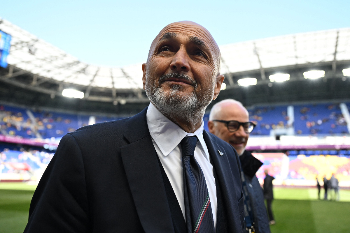 Pelatih kepala Italia Luciano Spalletti hadir sebelum pertandingan persahabatan internasional antara Ekuador dan Italia di Red Bull Arena pa