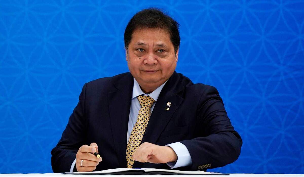 MENTERI Koordinator Bidang Perekonomian Airlangga Hartarto.