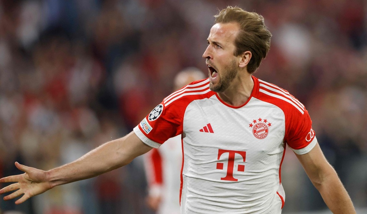 Striker the Three Lions Harry Kane.