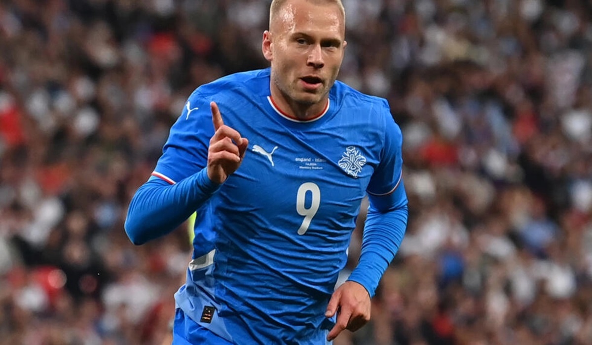 Penyerang timnas Islandia Jon Dagur Thorsteinsson