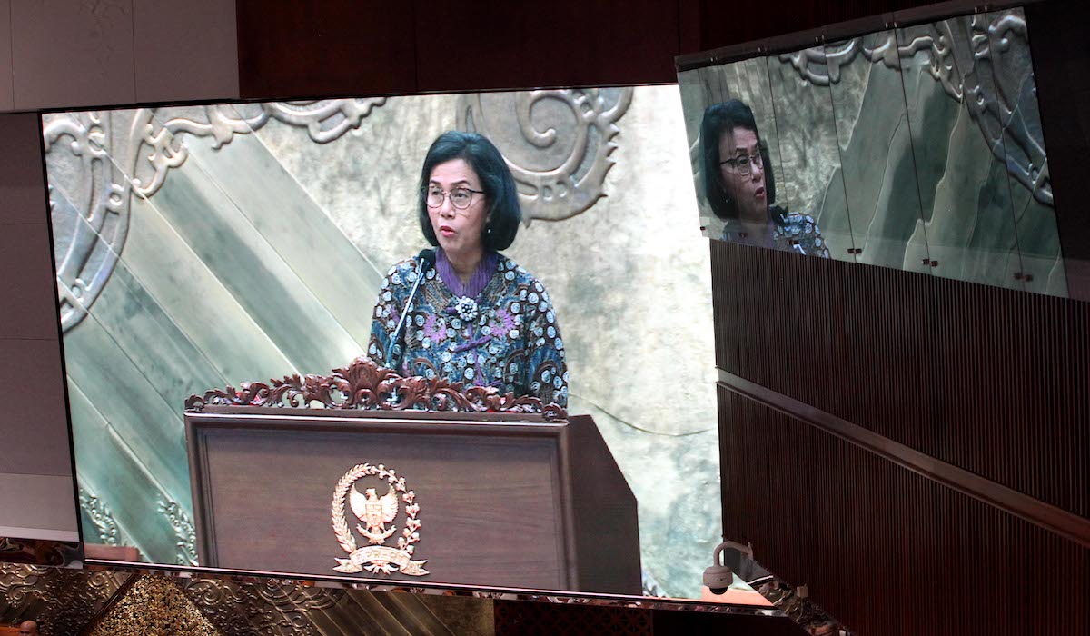 Pembiayaan utang yang dilakukan pemerintah senilai Rp132,2 triliun hingga Mei 2024