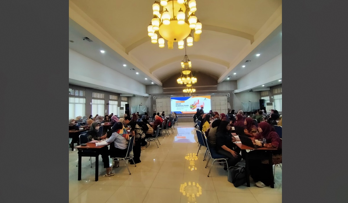 Desk konsultasi regulasi yang digelar Badan POM Jakarta.