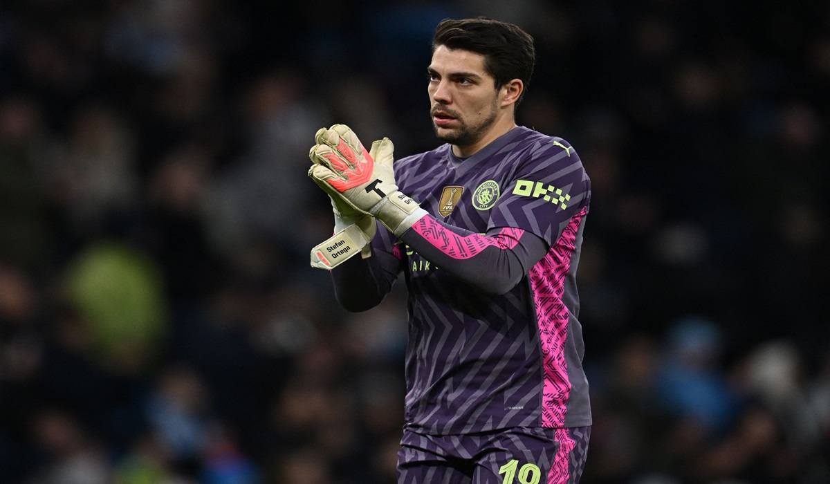 Penjaga gawang Manchester City Stefan Ortega
