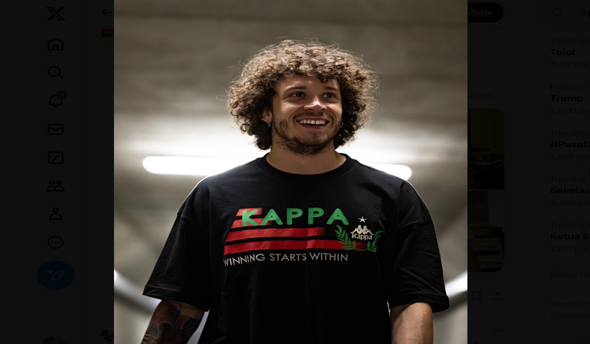 Pembalap Pertamina Enduro VR46 Marco Bezzecchi.