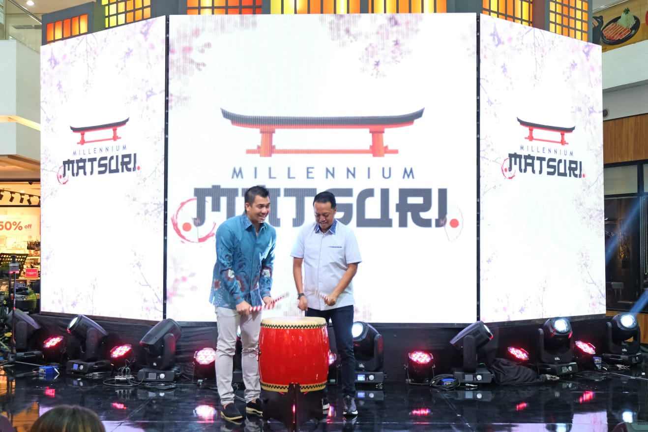 Owner PT Nusa Mandiri Properti Timothy Savitri dan Direktur Utama Perumda Pembangunan Sarana Jaya Andira Reoputra.