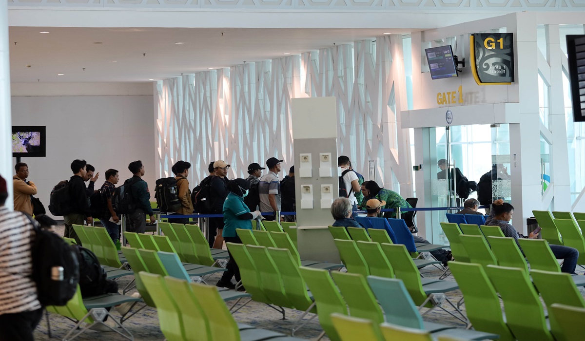 Ilustrasi--Suasana di Bandara Sultan Aji Muhammad Sulaiman Sepinggan, Balikpapan, Kalimantan Timur.