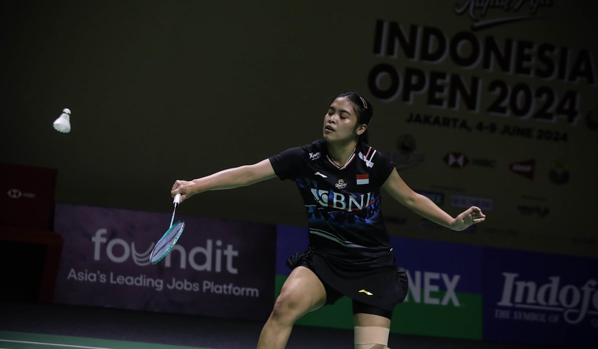Pebulu tangkis tunggal putri Indonesia Gregoria Mariska Tunjung