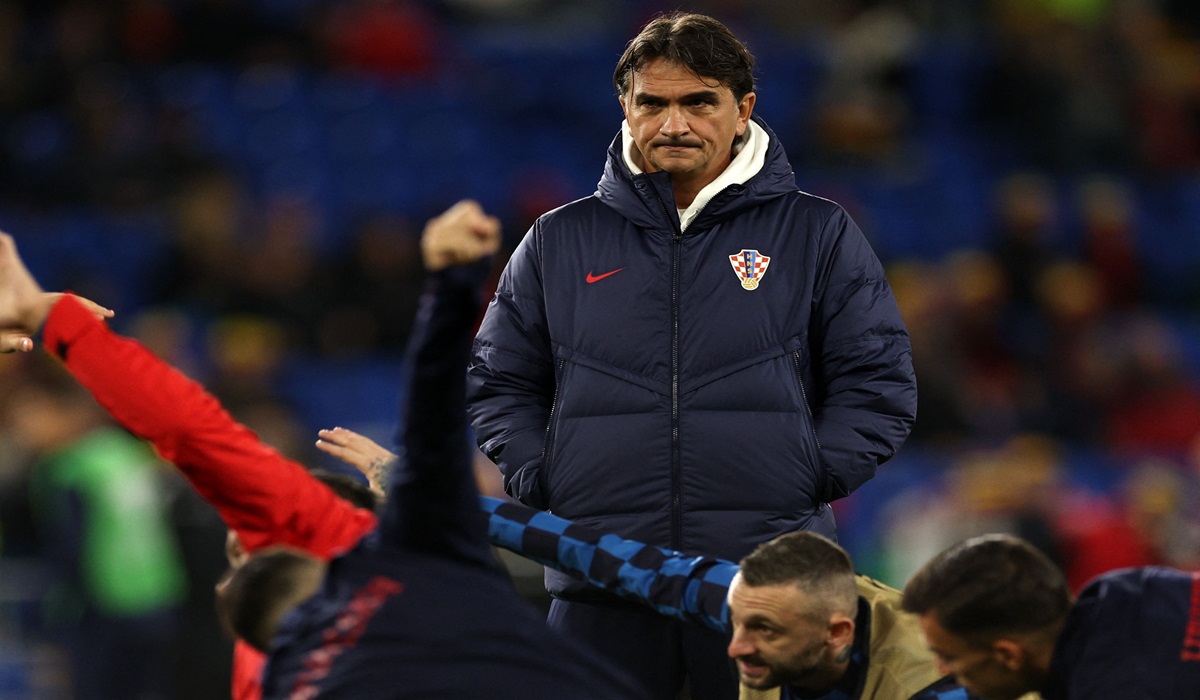 Pelatih timnas Kroasia Zlatko Dalic