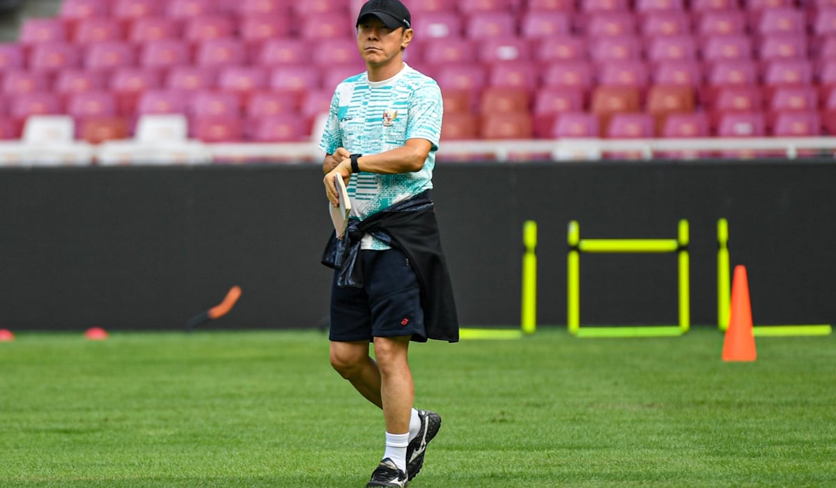 Pelatih Timnas Indonesia Shin Tae-yong 