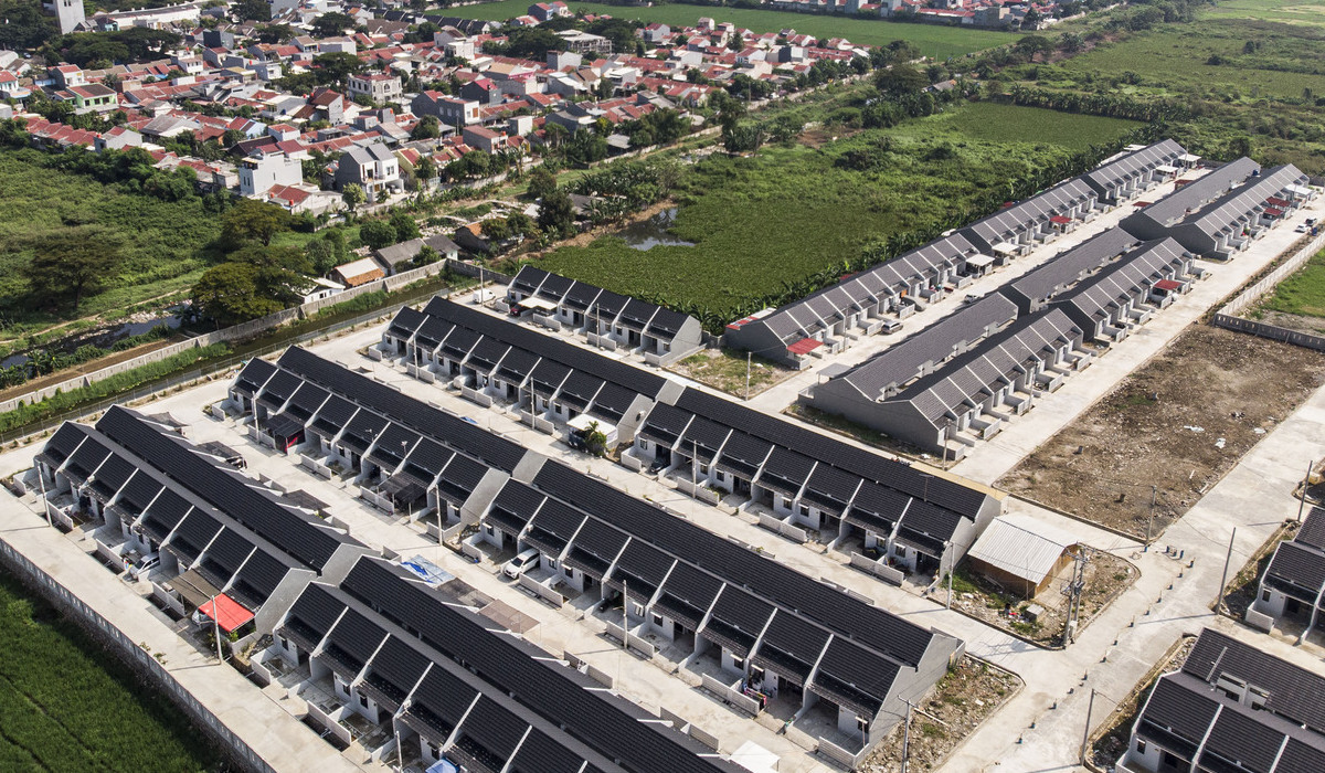 Ilustrasi, kawasan perumahan di DKI Jakarta.