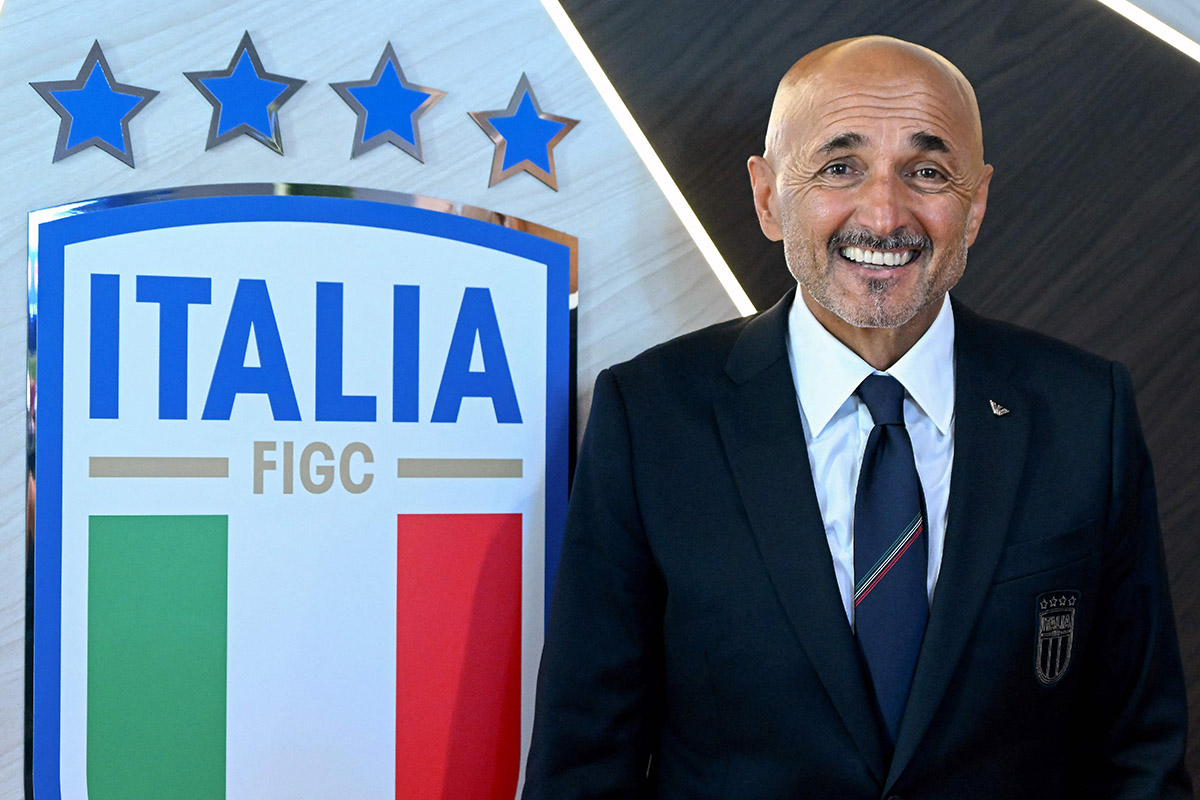 Pelatih timnas Italia Luciano Spalletti.