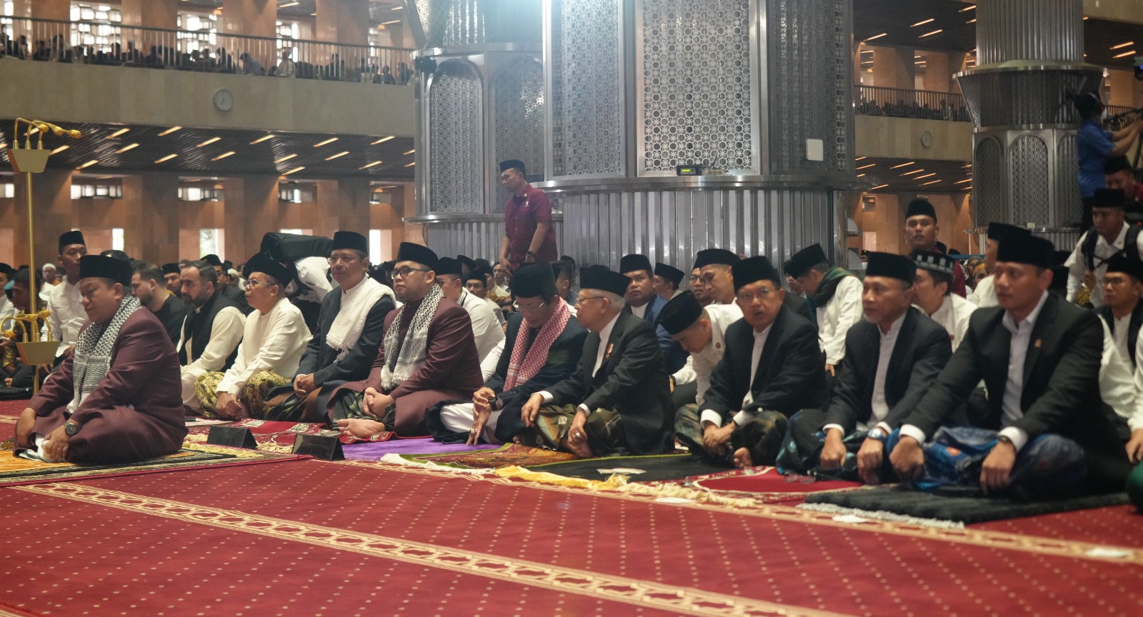 Wapres Ma'ruf Amin melaksanakan Salat Idul Adha di Masjid Istiqlal Jakarta