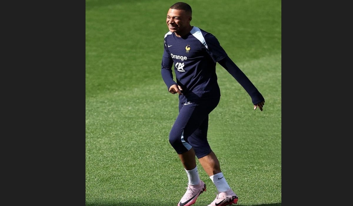 Penyerang timnas Prancis Kylian Mbappe