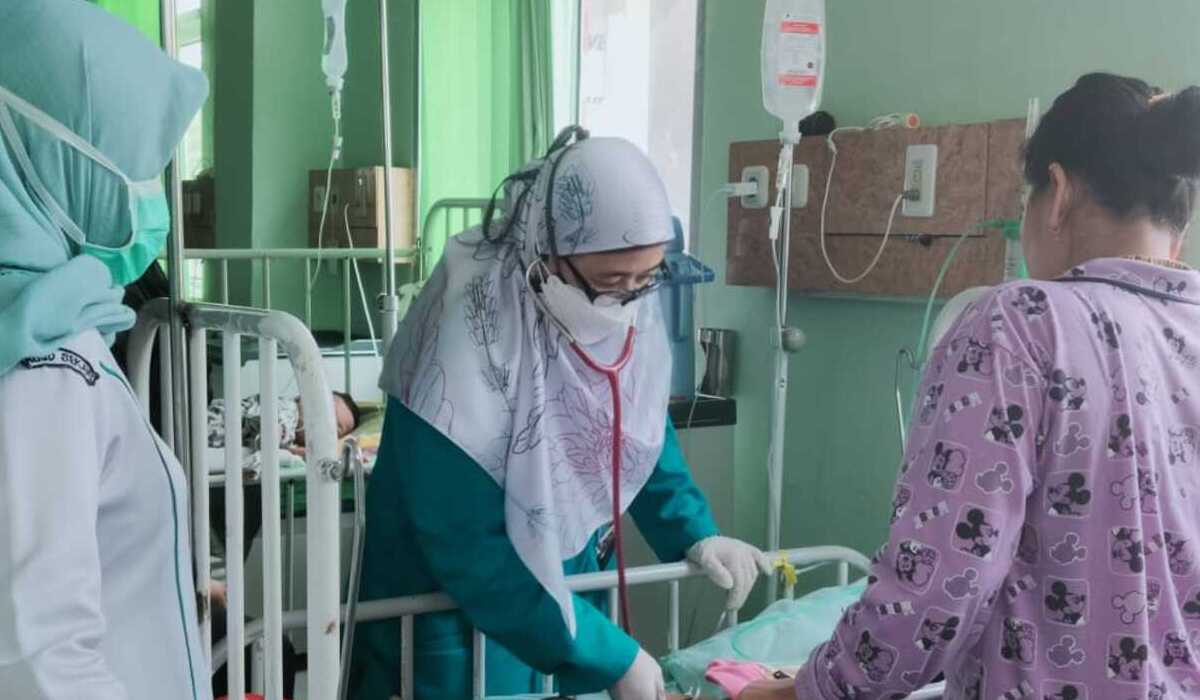 Ilustrasi, ruang rawat inap stardar.